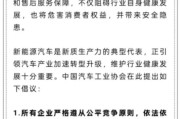 巨野人民日报评论：新能源汽车，“价格战”兴奋剂决不能打